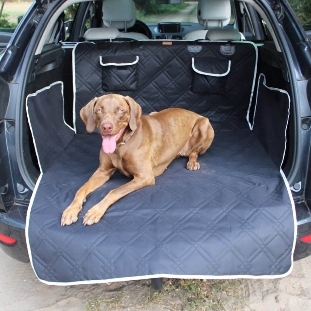 Hundedecke Auto-Kofferraum - wasserdichter Kofferraumschutz für Ihren Hund - schützen Sie Ihr Auto
