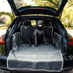 Hundedecke Auto Kofferraum Basic Bild Sammy Schwarze Labrador Autoschutz Hund Kofferaum