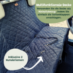 Hundedecke Auto Ruckbank
