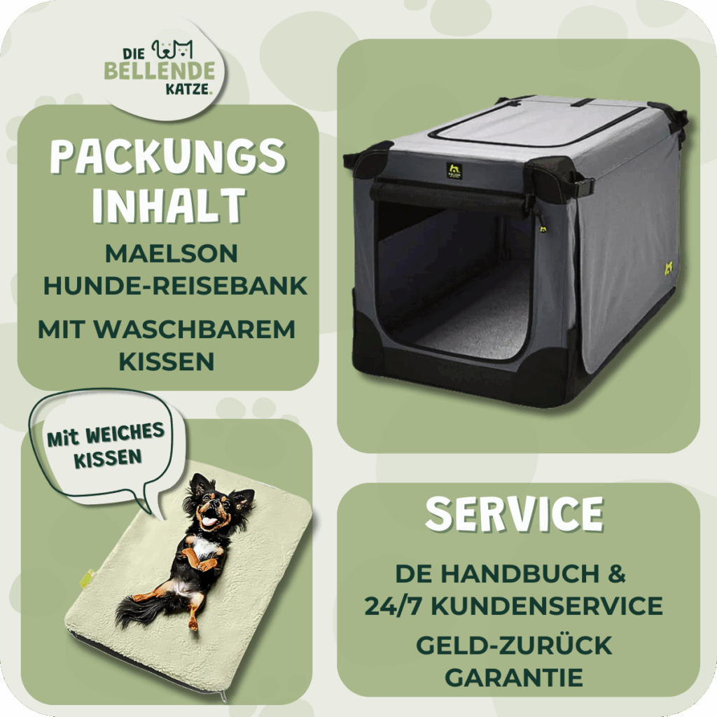 Maelson Faltbare Hundebox Fürs Auto – In Der Verpakkung